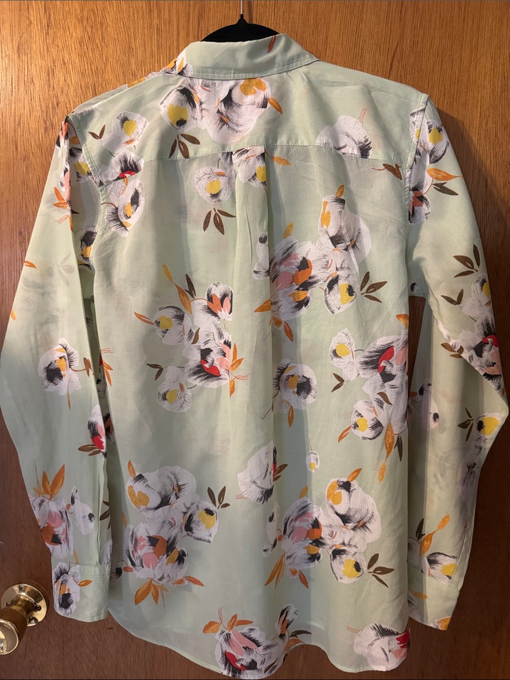 ⭐️NEW⭐️ Ralph Lauren Mint Floral Blouse - Picture 4 of 5